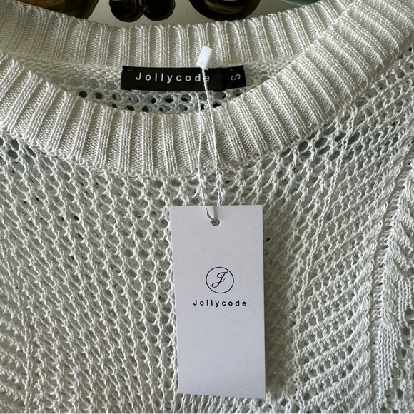 Boho batwing crochet top size small - Picture 4 of 8